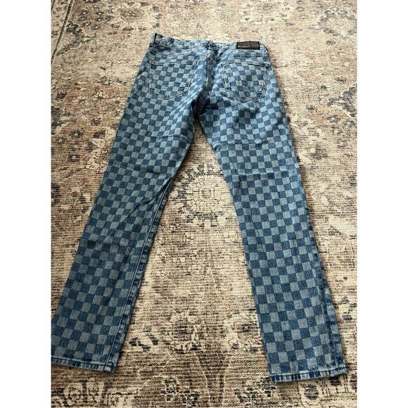 NWOT PacSun Holden Slim Taper Checkered Jeans - Picture 6 of 7